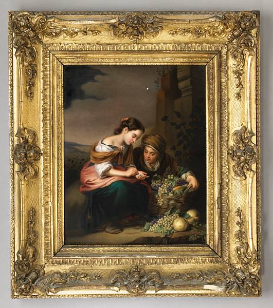 Appraisal: after Bartolome Esteban Murillo Spanish - late th century Depicting