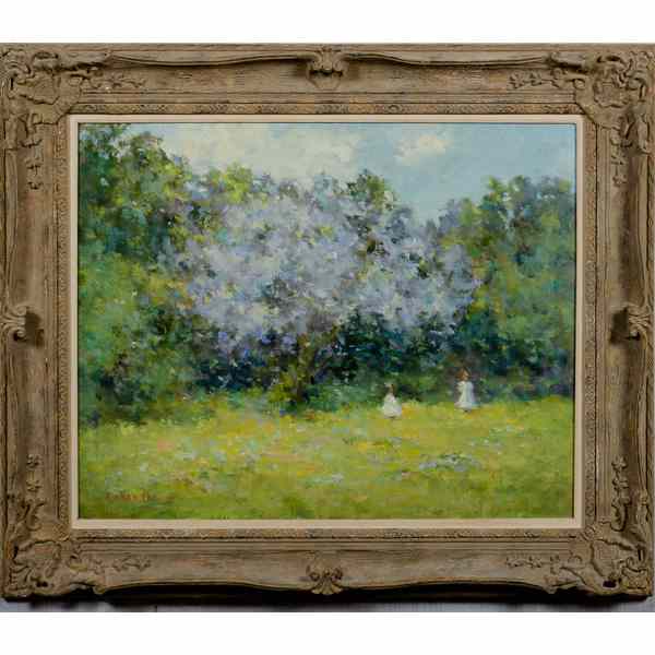 Appraisal: Maria Philips American th- st Century Spring Blossoms Oil on