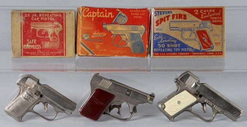 Appraisal: Lot of Cap Guns Description Includes Captain Spitfire and Junior