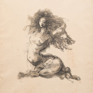 Appraisal: Attributed to Leonor Fini Argentinian Italian - Study of a