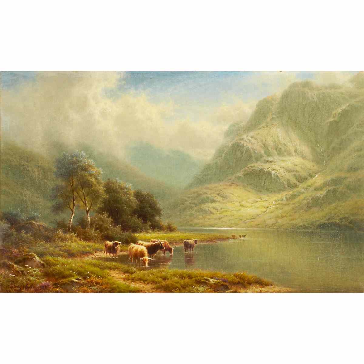 Appraisal: Walter J Watson - British LOCHAILORT INVERNESS-SHIRE LOCH SHIEL INVERNESSHIRE