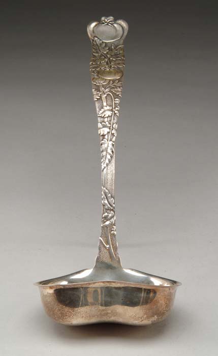 Appraisal: OUTSTANDING AND RARE STERLING TOMATO VINE LADLE BY TIFFANY COMPANY