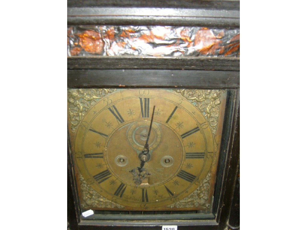 Appraisal: A Georgian longcase clock enclosing brass faced dial with -day