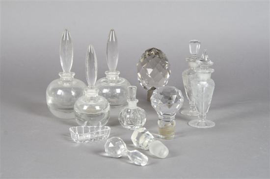 Appraisal: A Collection of Forty-Five Perfume Bottles Height of tallest inches