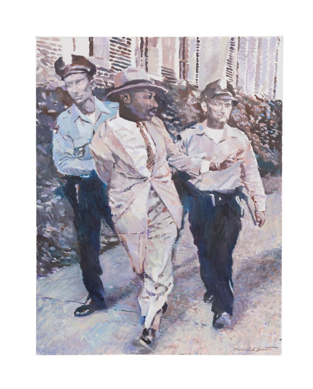 Appraisal: DONALD A SMITH MLK JR WITH POLICE O C Donald