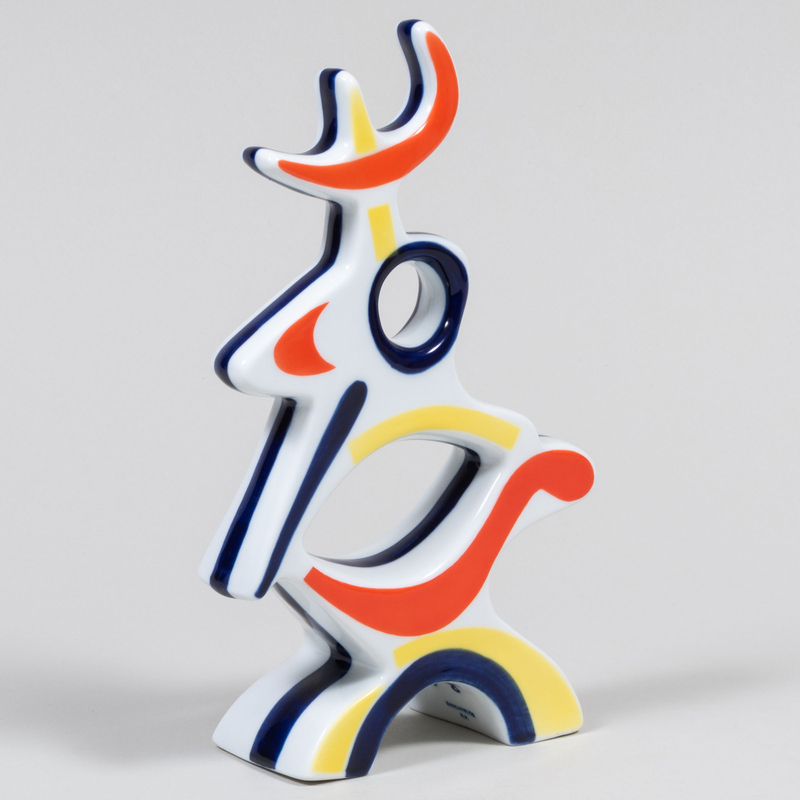 Appraisal: After Jean Arp - Untitled Glazed ceramic inscribed 'Lembrando a