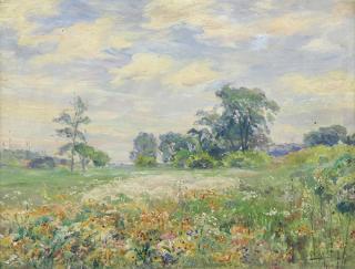 Appraisal: Painting Alfred Juergens Alfred Juergens American - August Morning Field