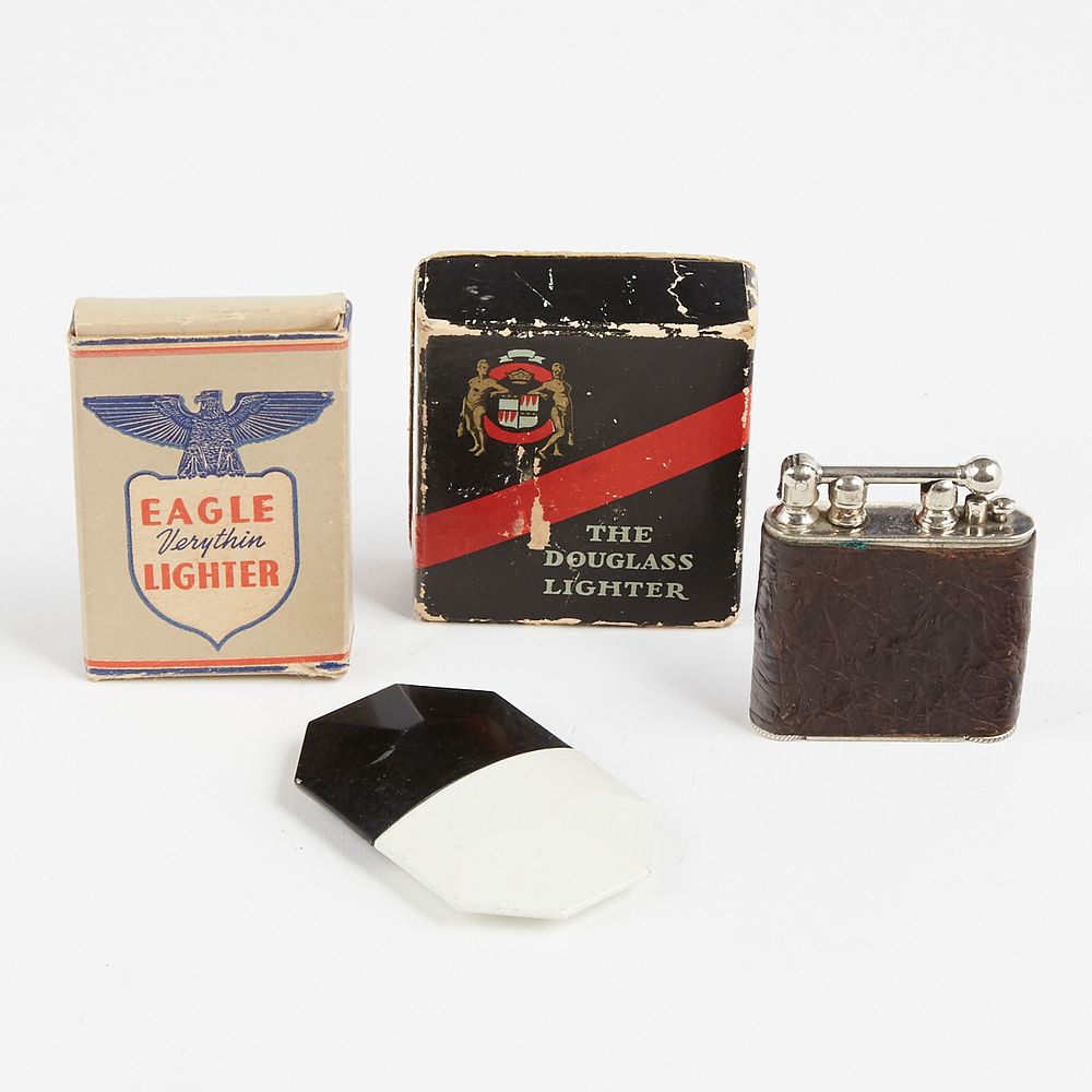 Appraisal: Grp Hargraft Lighters Eagle Verythin The Douglass Hargraft United States