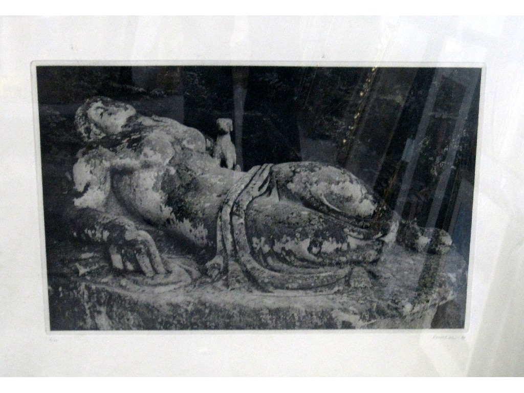 Appraisal: MICHAEL ROSCHLAU Two photogravures 'Orc' and 'Venus' signed and dated