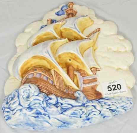 Appraisal: Beswick Galleon Wall Plaque height cm