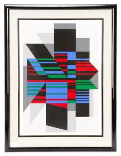 Appraisal: Victor Vasarely Attika Limited Ed Serigraph Victor Vasarely Hungarian French