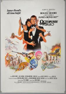 Appraisal: James Bond Octopussy One Sheet film poster starring Roger Moore