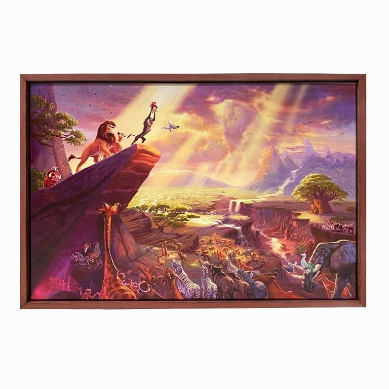 Appraisal: Thomas Kinkade Print On Canvas Thomas Kinkade Print On Canvas