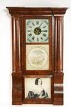 Appraisal: SHELF CLOCK - th c weight driven shelf clock mahogany