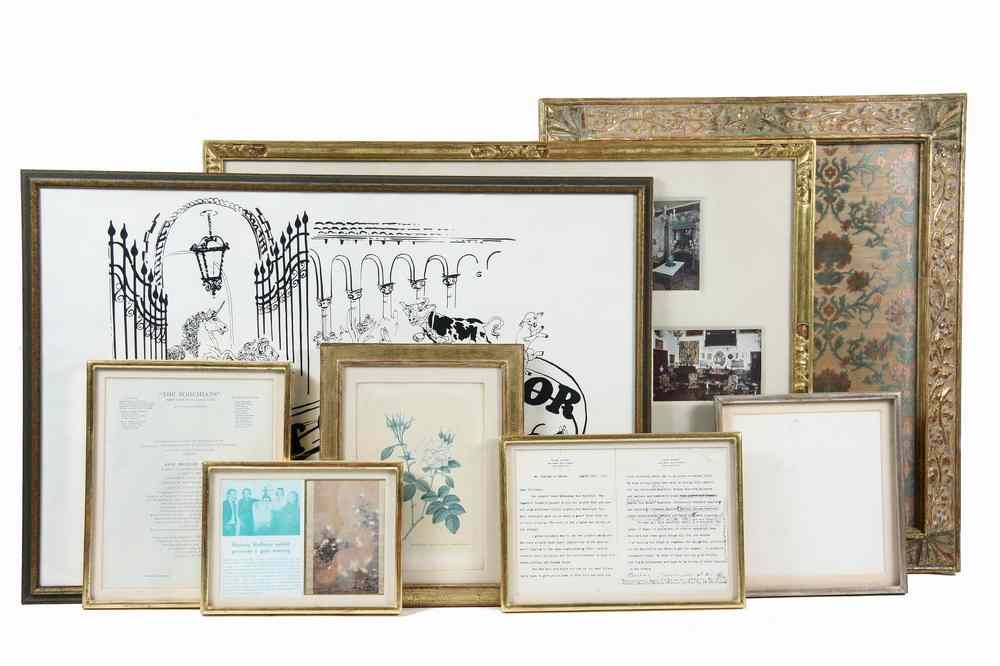 Appraisal: COLLECTION FINE ART FRAMES - Mostly by The House of