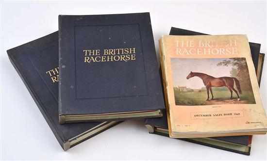 Appraisal: COLLECTION OF BRITISH RACEHORSE MAGAZINES - fifty seven issues including