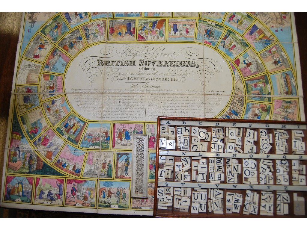 Appraisal: Early th century board game 'The Royal Game of British