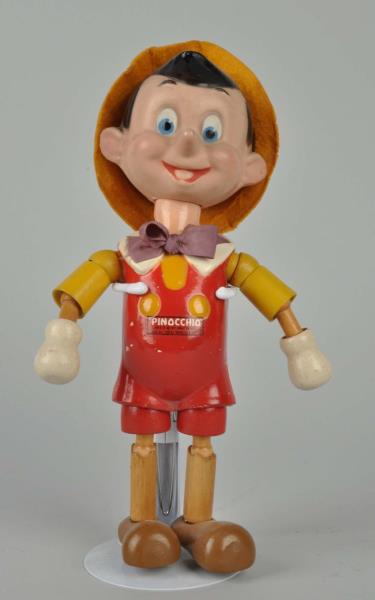 Appraisal: Ideal Wooden Jointed Pinnochio Figure This figure has some nicks