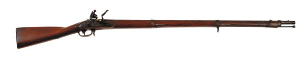 Appraisal: WATERS MODEL FLINTLOCK MUSKET CAL rnd bbl marked A WATERS