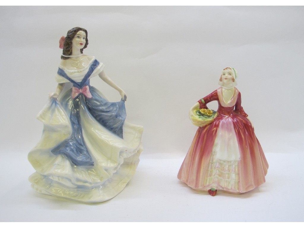 Appraisal: Two Royal Doulton figures 'Janet' HN and 'Samantha' HN