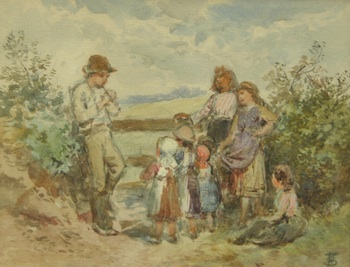 Appraisal: Miles Birket Foster R W S British - The Young