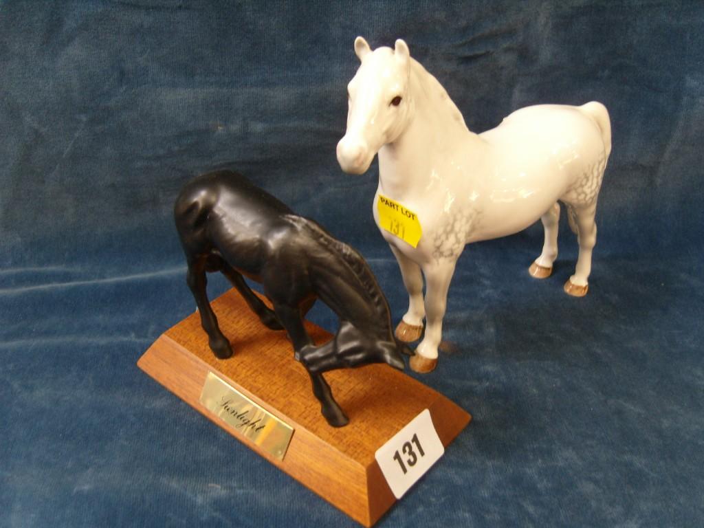 Appraisal: A Beswick model of a Welsh mountain pony with dapple