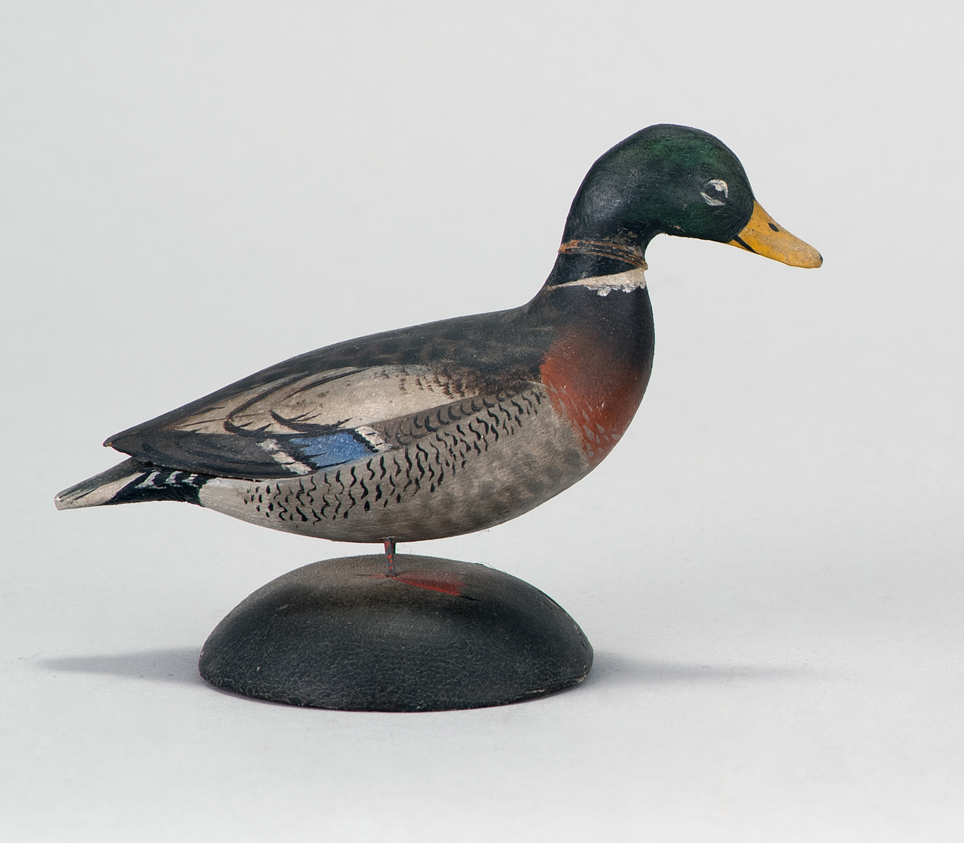 Appraisal: MINIATURE MALLARD DRAKE By A Elmer Crowell of East Harwich