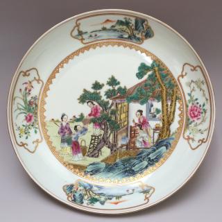 Appraisal: A FAMILLE ROSE PORCELAIN DISH YONGZHENG MARK TH CENTURY NO