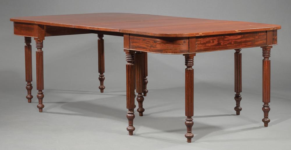 Appraisal: Federal Mahogany Two-Part Dining Table early th c Baltimore each