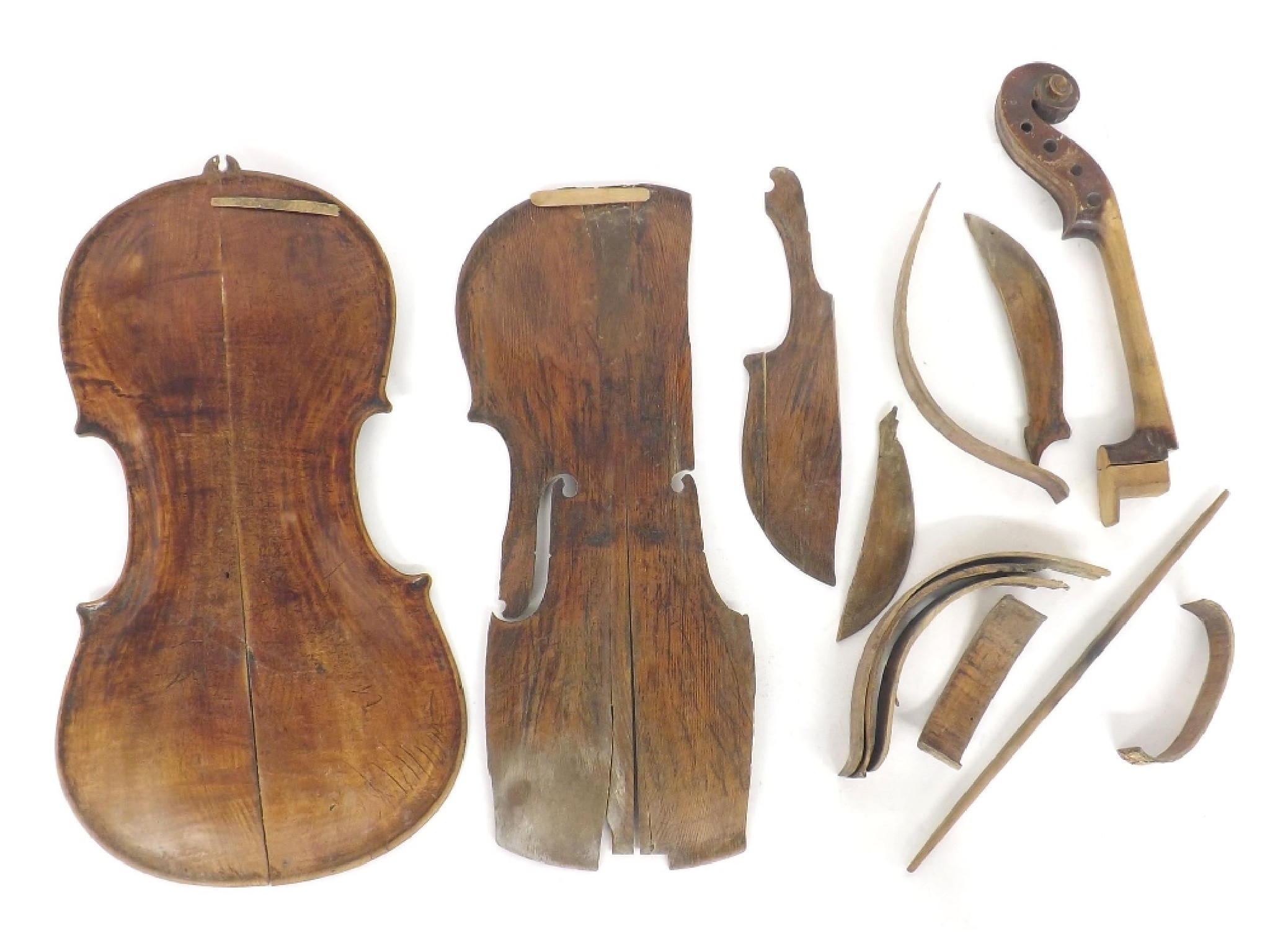 Appraisal: Interesting th century violin possibly north Italian in need of