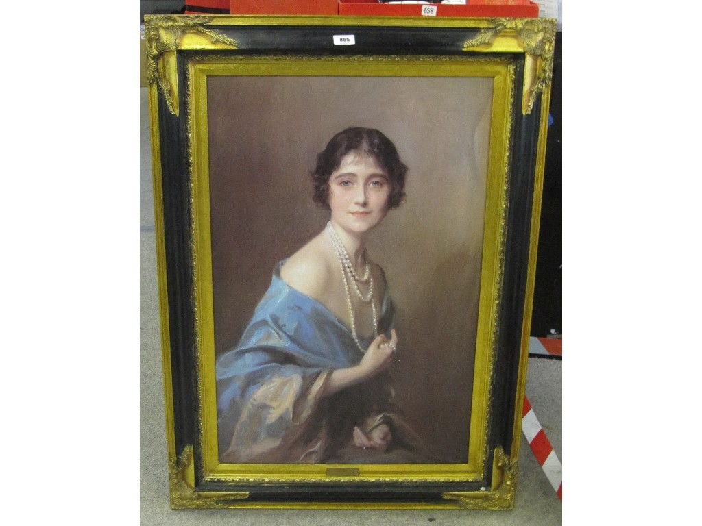 Appraisal: Framed print of The Queen Mother in