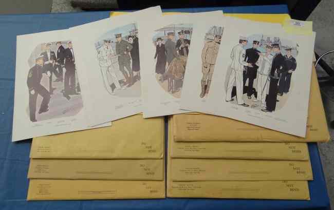 Appraisal: Lot misc including ''Uniforms Of U S Navy '' ''American