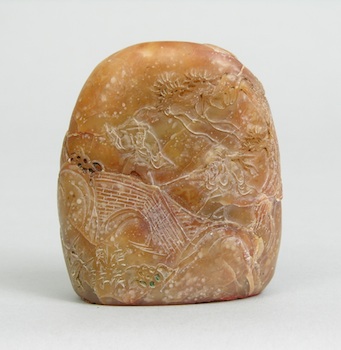 Appraisal: A Carved Tianhuang Stone Seal Chinese A Tianhuang stone seal