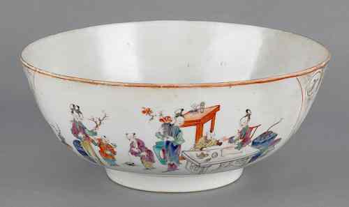 Appraisal: Chinese export porcelain bowl early th c h dia