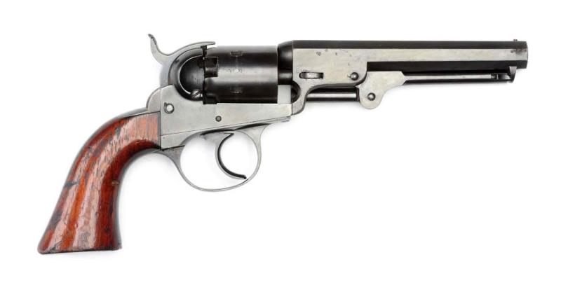 Appraisal: J M Cooper Pocket Model Revolver Serial Features a octagon