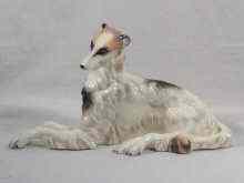 Appraisal: A Wedgwood figure of a long haired borzoi dog cm