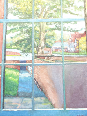 Appraisal: George S Aspinall late th century- View through a window