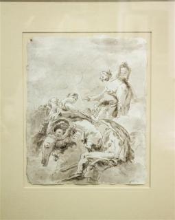 Appraisal: Attributed to Giovanni Battista Tiepolo Italian - Apollo and the