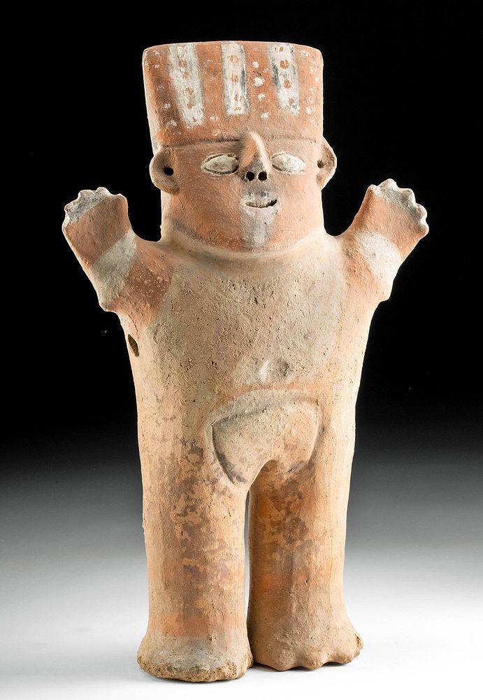 Appraisal: Chancay Polychrome Cuchimilco Figure First Time At Auction Pre-Columbian North