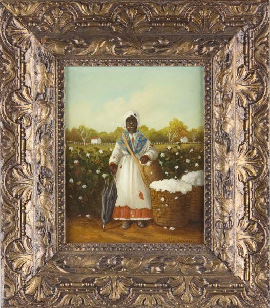 Appraisal: Ron Van Sweringen VA FL b Pickin' Cotton oil on