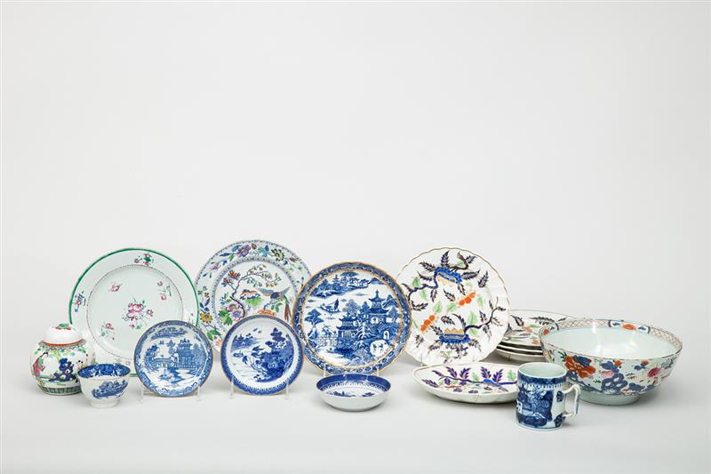 Appraisal: Assorted Group of Chinese Japanese and English Porcelain Articles Including