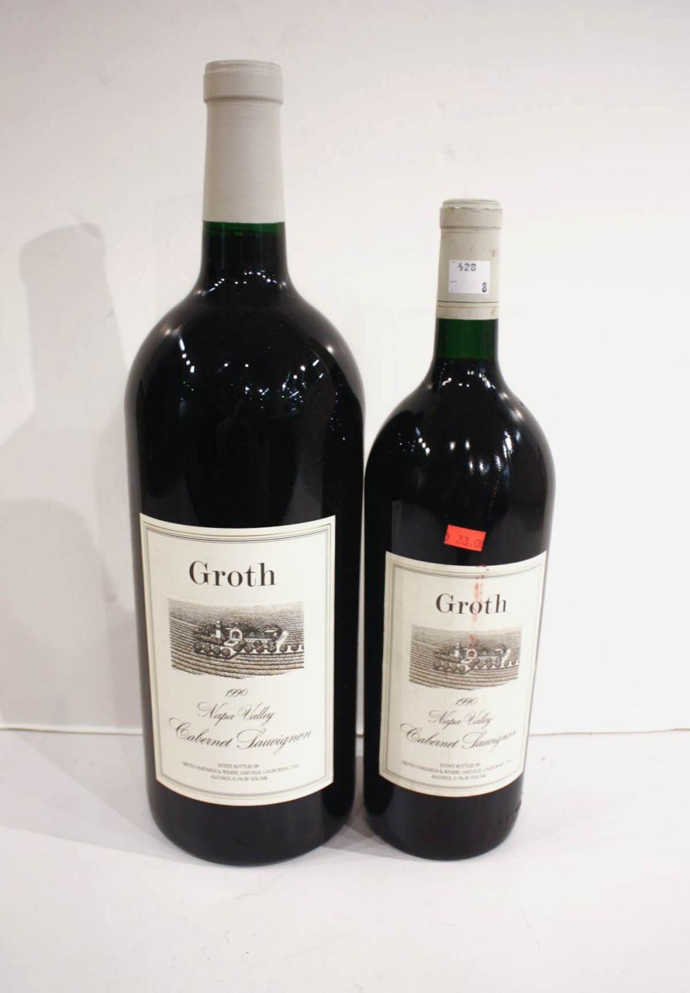 Appraisal: GROTH CALIFORNIA CABERNET SAUVIGNON Oakville Napa Valley six Reserve bottles