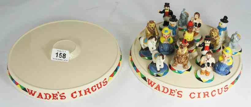 Appraisal: Two complete Wade Circus Sets comprising Stand and various figures