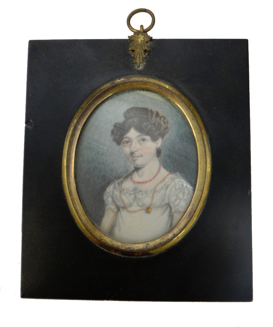 Appraisal: G Milnes late th early th century English portrait miniature