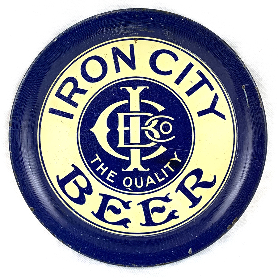 Appraisal: Iron City Beer Tip Tray Lebanon PAReference n aBrewery Iron