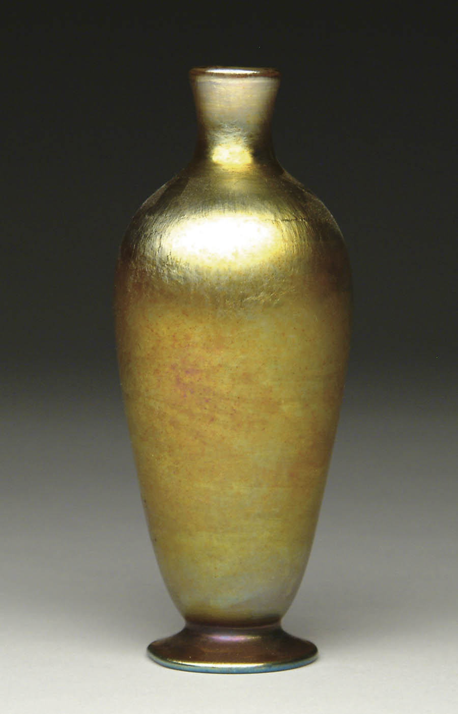 Appraisal: TIFFANY FAVRILE VASE Beautiful Tiffany favrile vase has rich gold