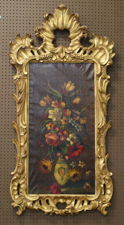 Appraisal: Continental School late th th c Floral O C in