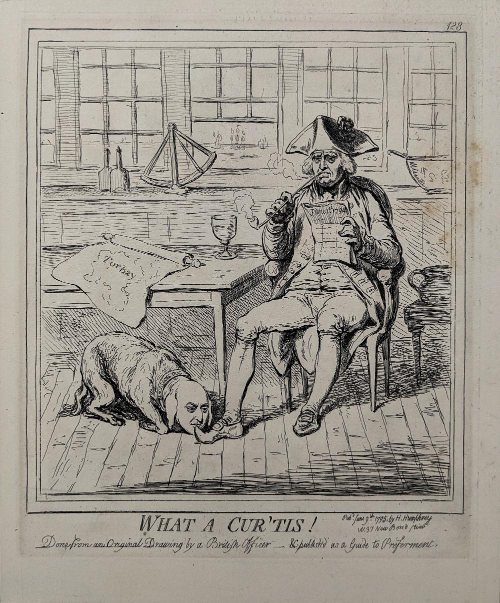 Appraisal: ANTIQUE ENGRAVING BY BRITISH OFFICER The provenance of this item