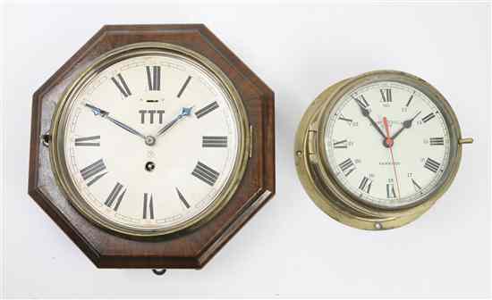 Appraisal: Two Wall Clocks Junghans and Emory Douglas one having an