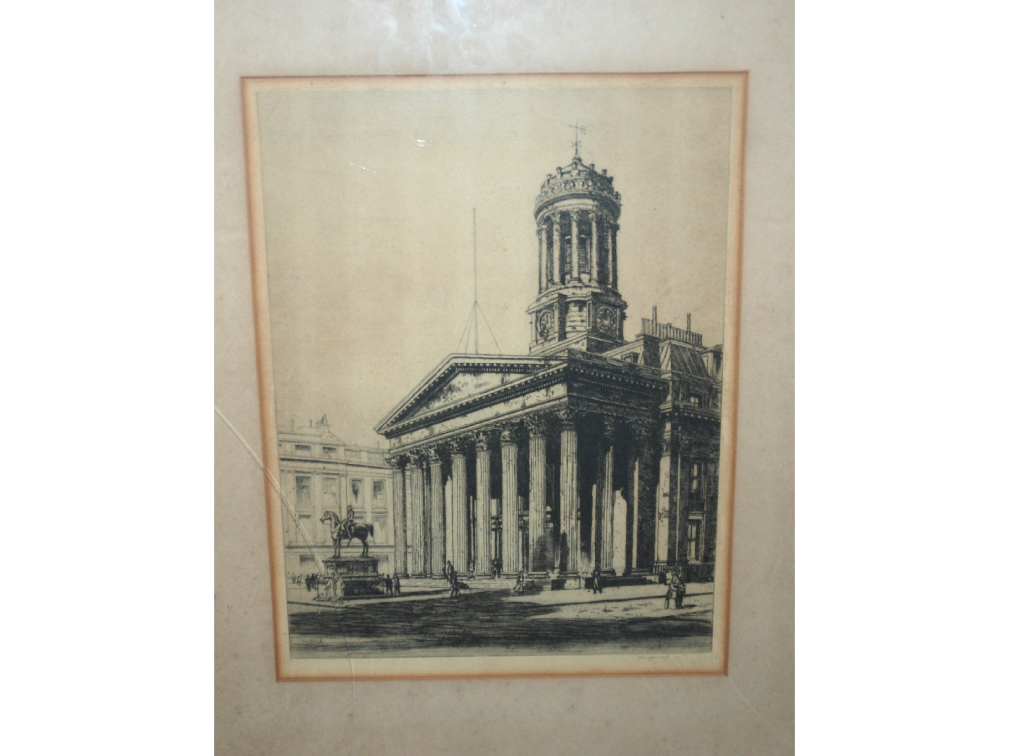 Appraisal: TOM MAXWELL Royal Exchange Square Glasgow and another signed Williamson